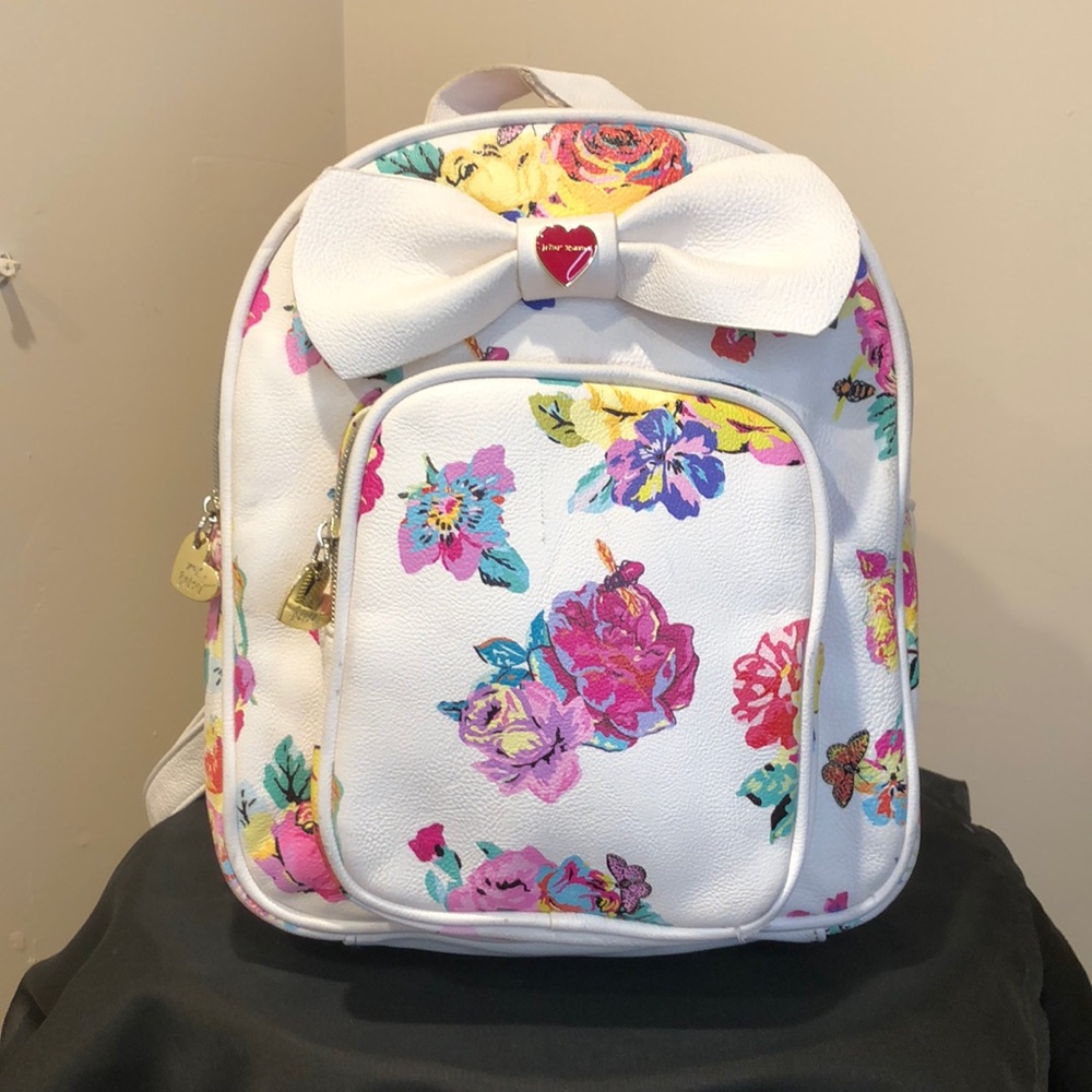 Gorgeous Floral Betsey Johnson Backpack Purse